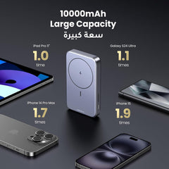UGREEN 10000mAh Magnetic Wireless Power Bank (PB206)